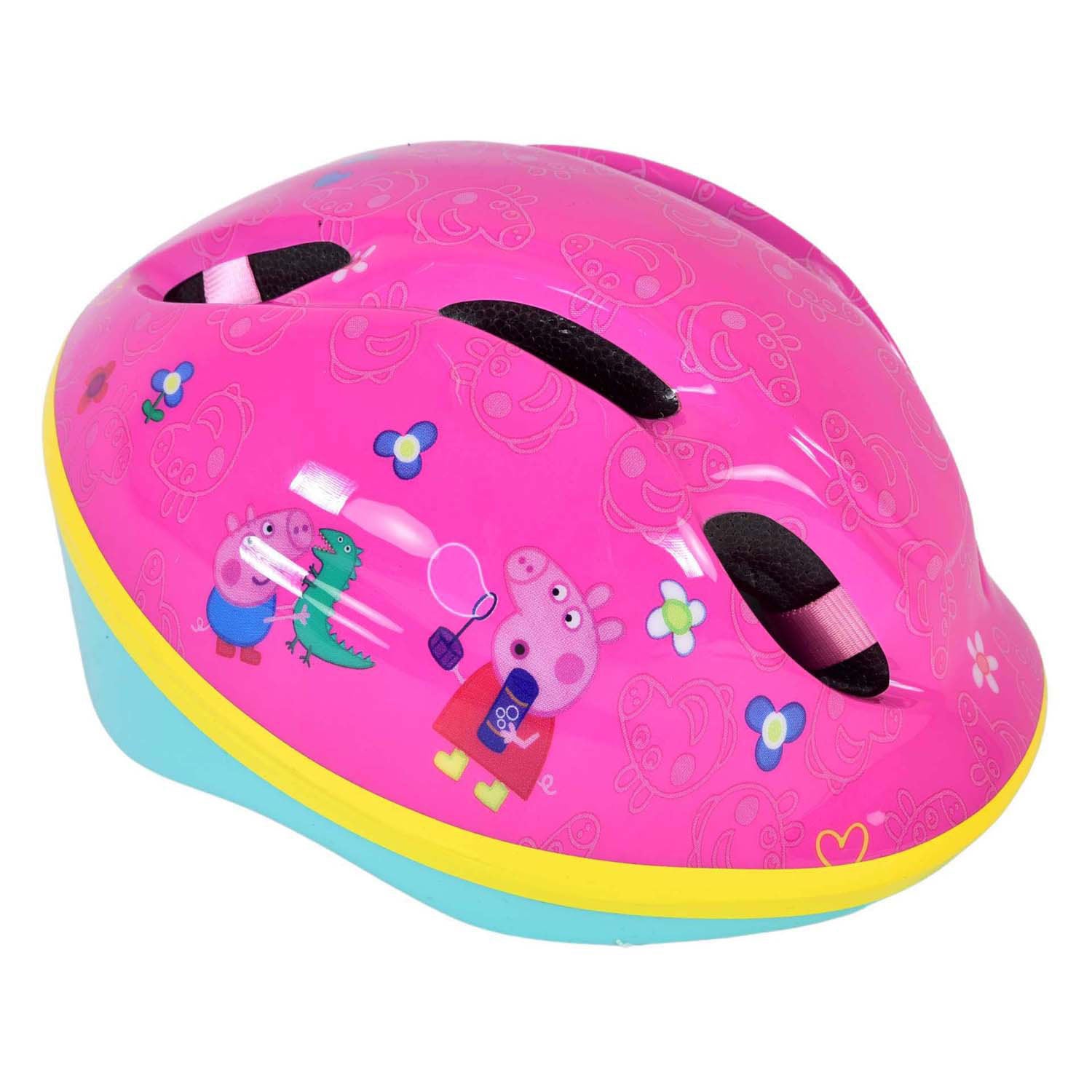 Volare peppa pig fietshelm - roze - 51-55 cm