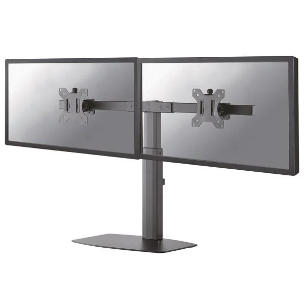 Neomounts fpma-d865dblack flatscreen bureausteun, 2x 10-27 , 12 kg, 35 - 46cm, 75x75 100x