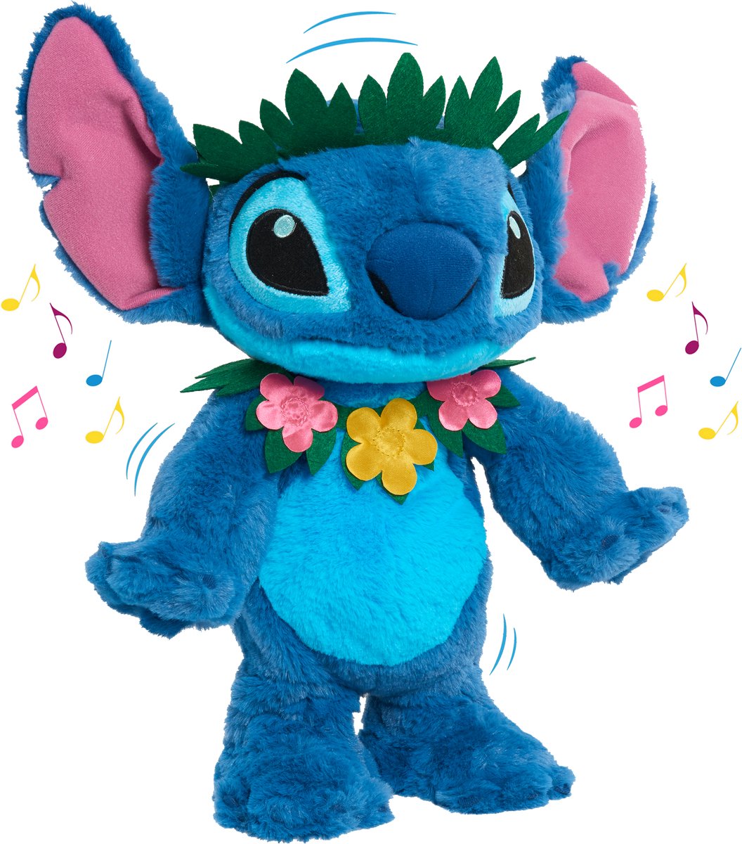 Just Play - Just stitch - dans & zing met stitch - interactieve pluchen knuffel
