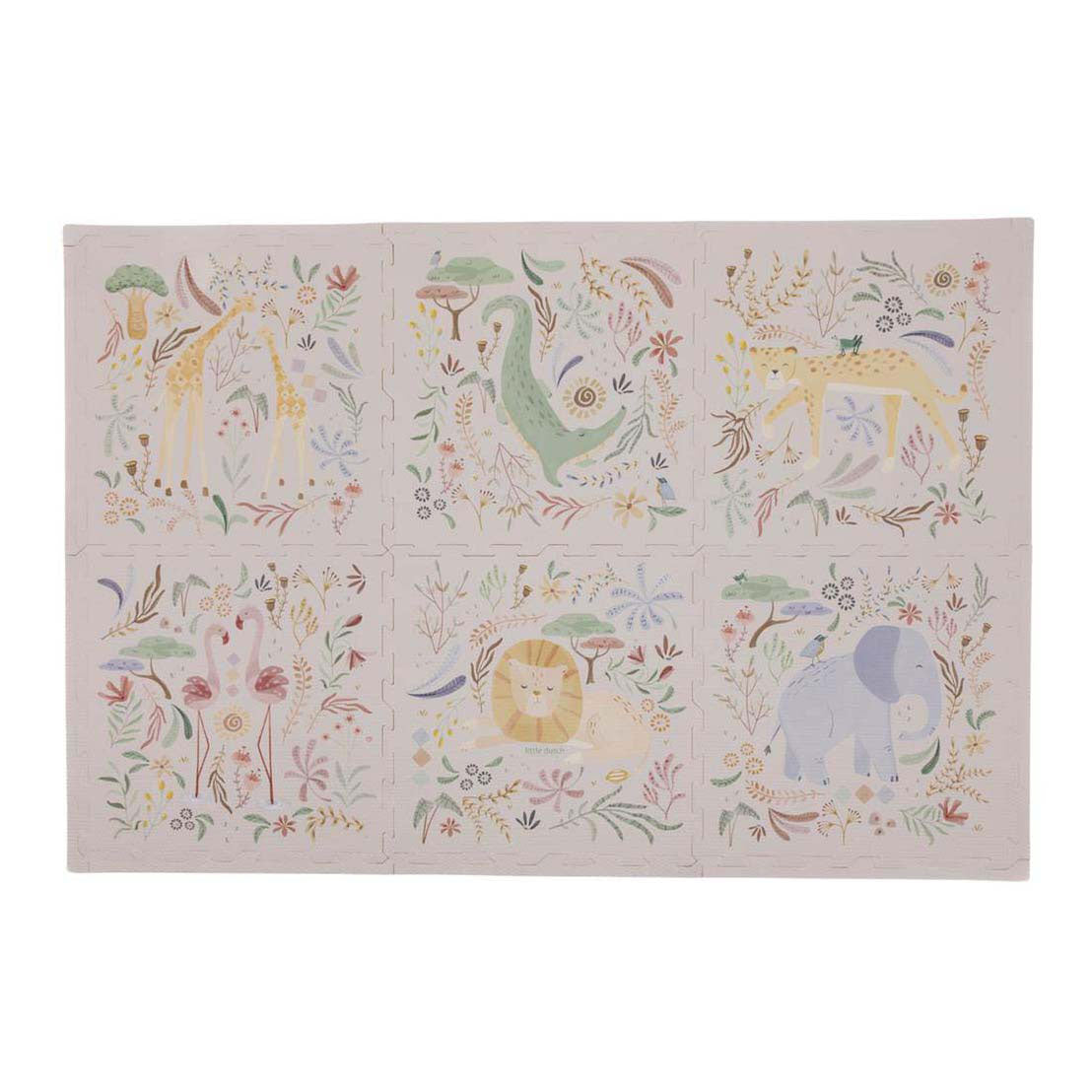 - Little Dutch Safari Foam Mat XL