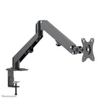 Neomounts ds70-700bl1 gas spring desk mount, clamp grommet, 17 - 27 inch, black