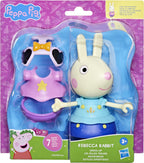 Hasbro - Hasbro Peppa pig-speelgoed kelly konijn-aankleedfiguur van 15 cm met 6 modeaccessoires peuterspeelgoed 3+