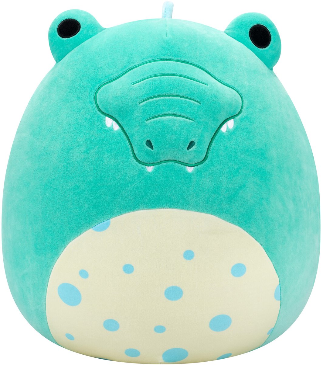 Squishmallows - tortuga - teal alligator w spotted belly - 40cm pluche