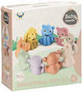 Lobbes speelgoed bv baddieren familie pastel, 9dlg.