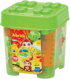 Ecoffier - Ecoffier abrick bouwblokken jungle in opbergbox - 70dlg.
