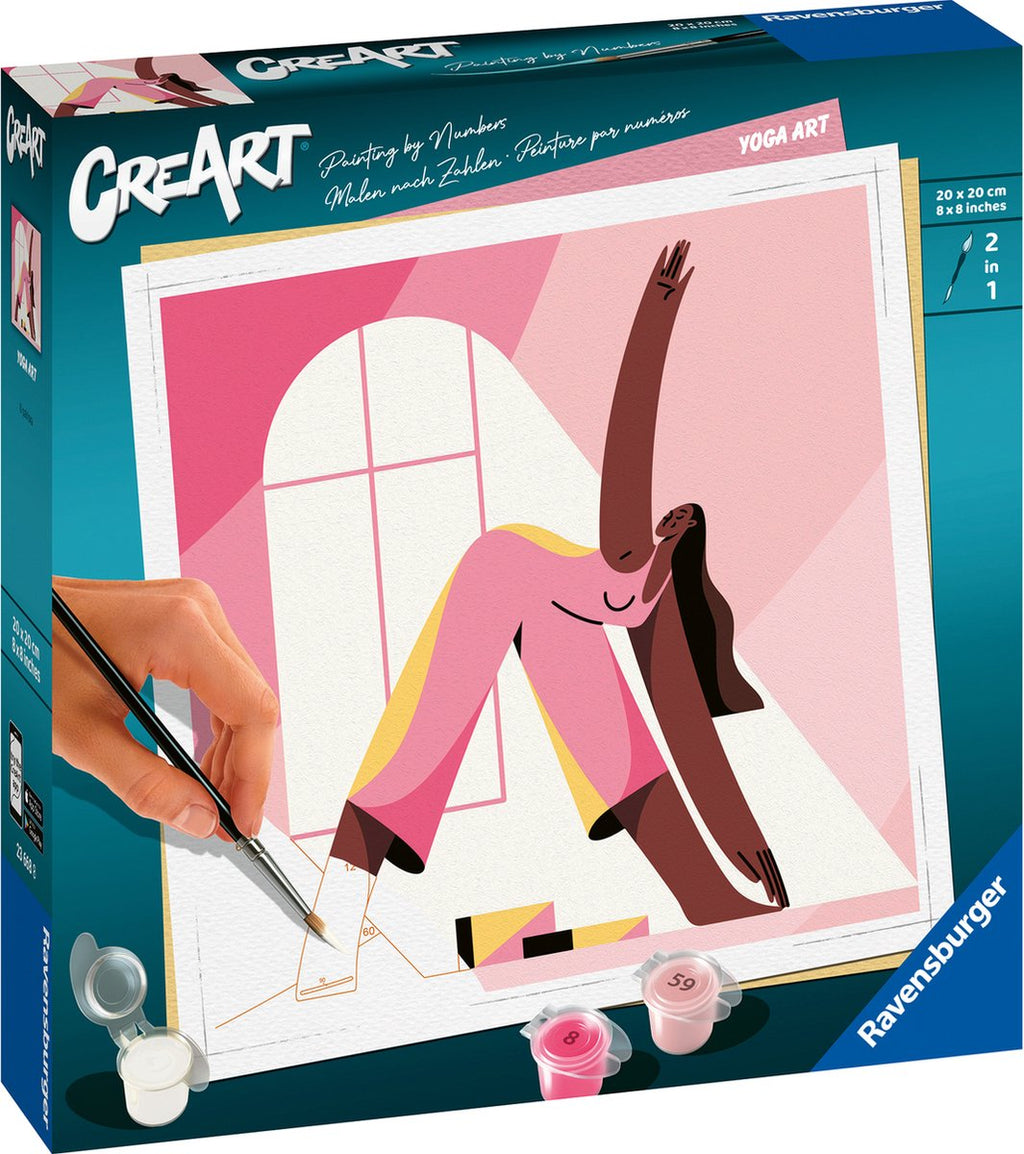 Ravensburger - creart schilderen op nummer - yoga