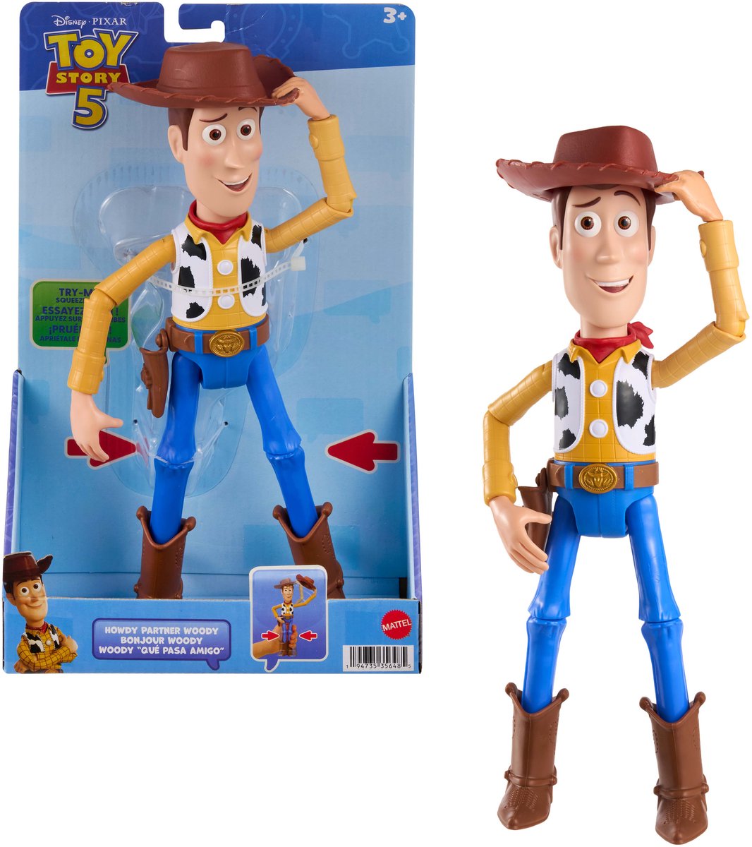 Mattel - Toy story 5 - woody signature 30cm