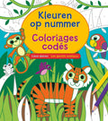 Deltas kleuren op nummer - lieve dieren les gentils animaux - coloriages codés