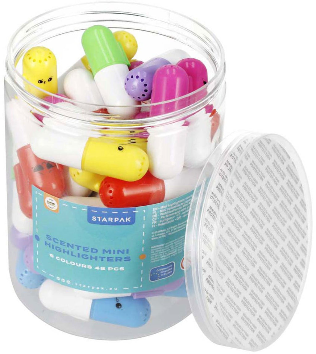 Euro-Trade Limited Liability - Euro-Trade Limited Liability Mini geurende markeerstiften mix van kleuren 48st.