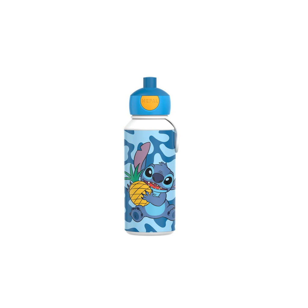 Mepal - pop-up drinkfles campus - 400 ml - sluit goed af - drinkbeker voor kinderen - stitch