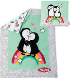 Heless - Heless Poppendeken pinguin met kussen