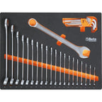 Beta werkplaatsinrichting tools c45pro 2.0 w (werkblad van multiplex hout) inclusief gratis 268-delige gereedschapsset