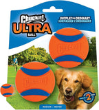 Chuckit! - Chuckit! ultra ball - hondenbal - rubber - drijvend - maat m - 6 cm - oranje - 2 stuks