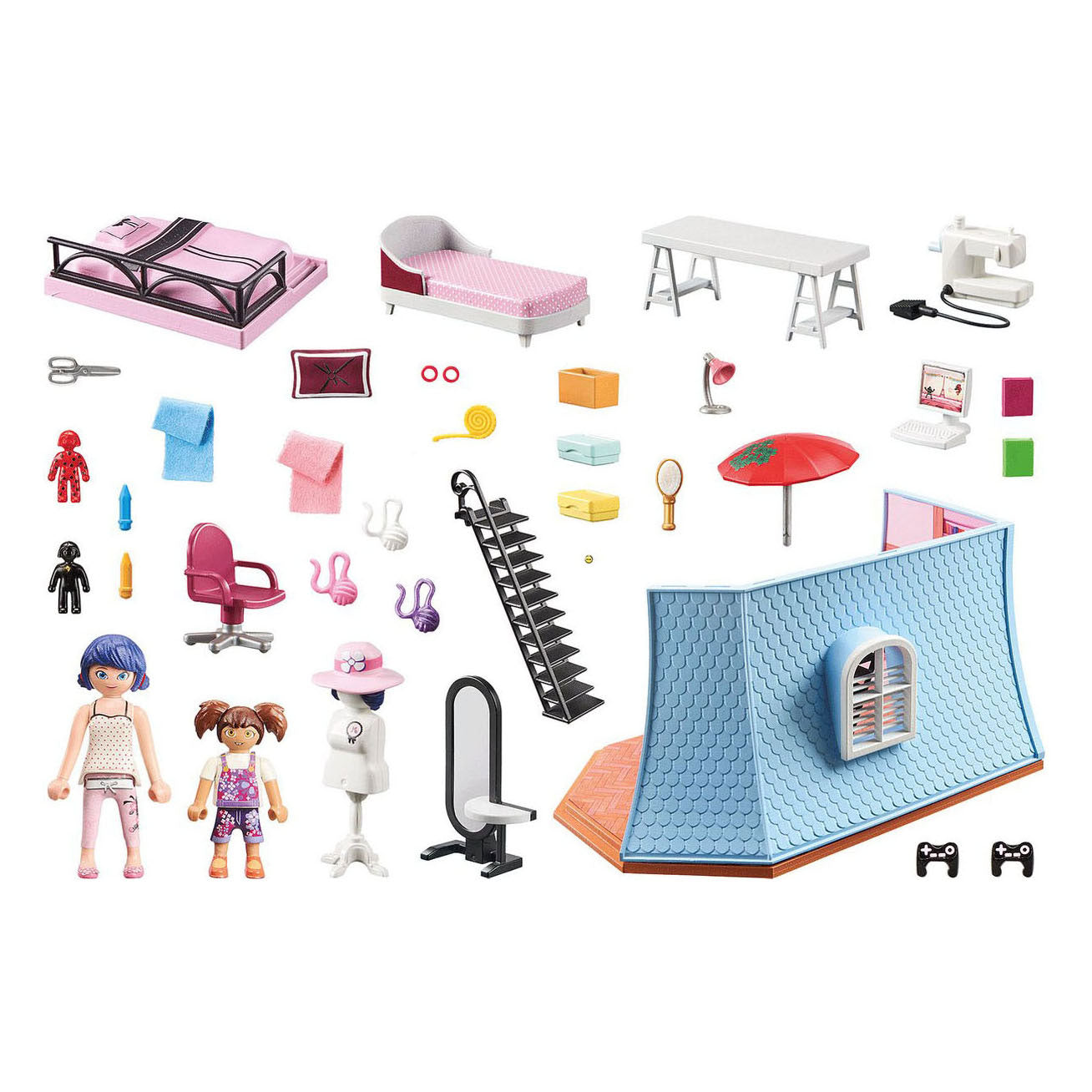 Playmobil - miraculous marinettes loft - 71335