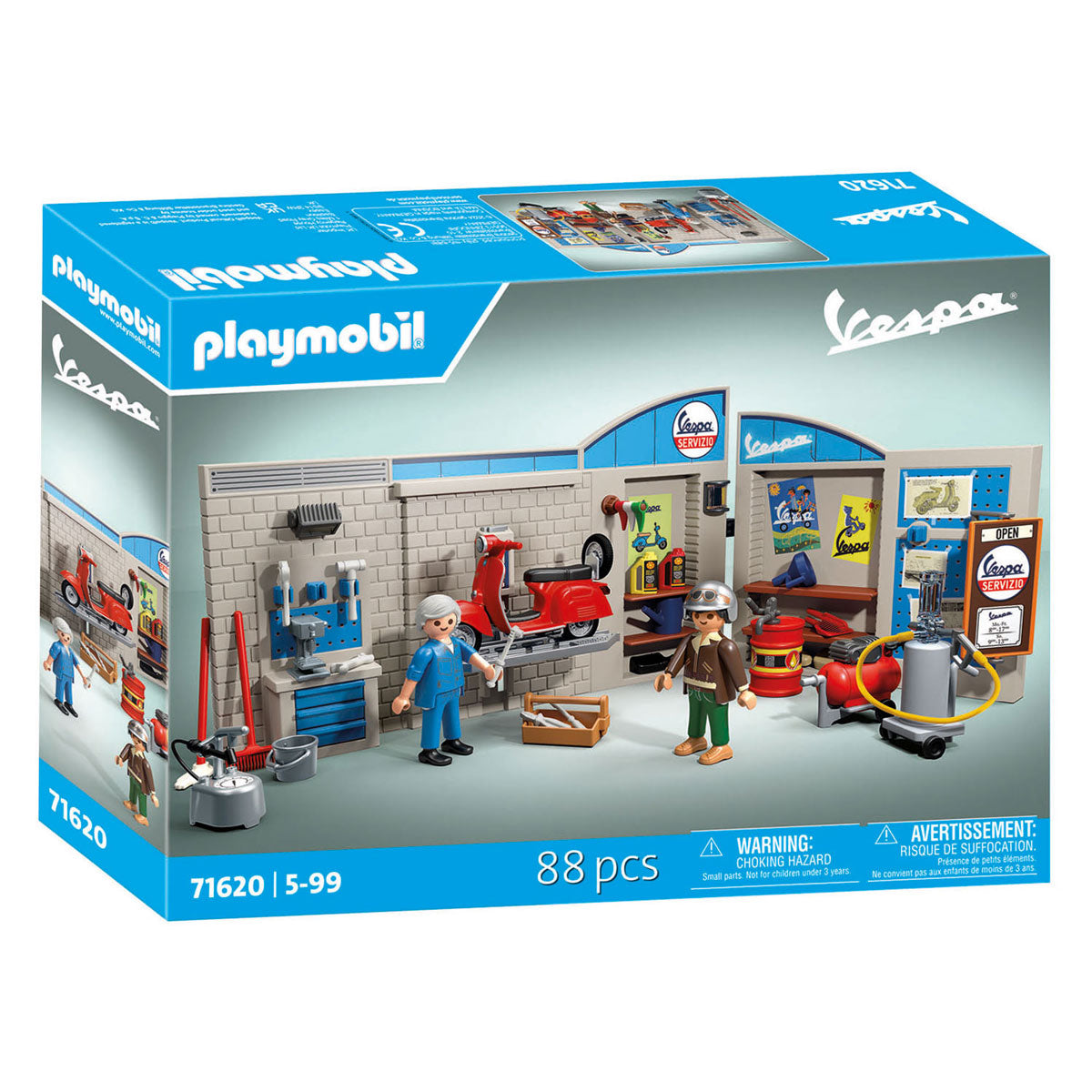 Playmobil - 60s vespa garage - 71621