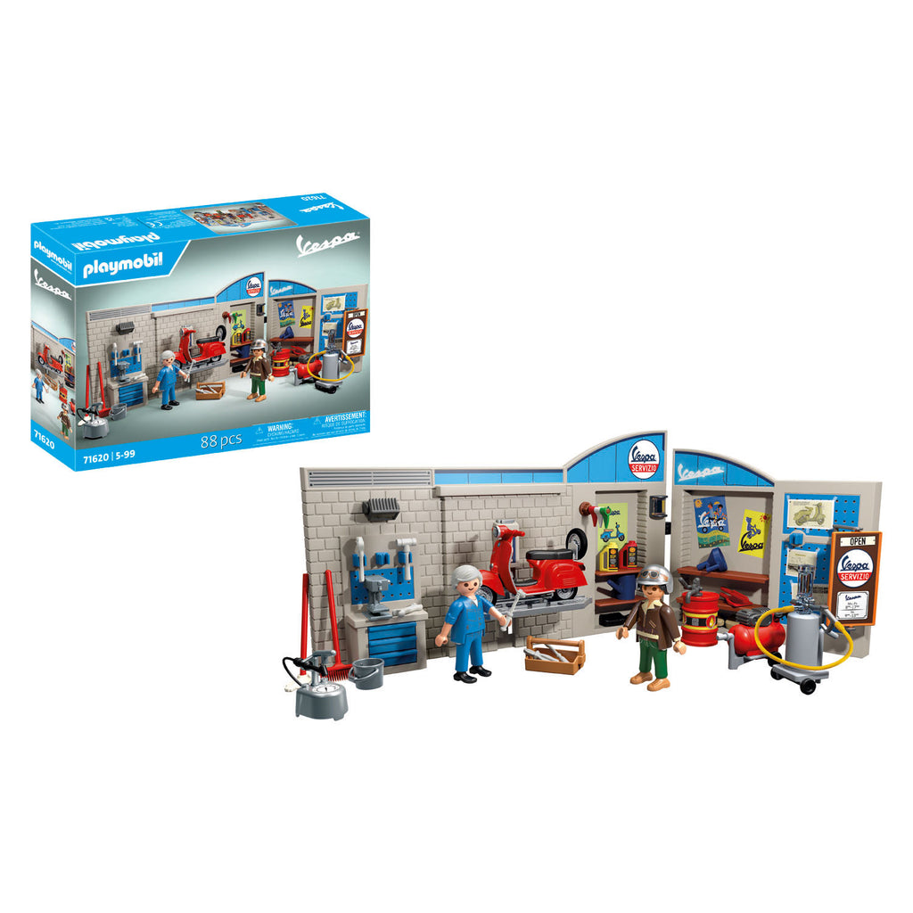 Playmobil - 60s vespa garage - 71621