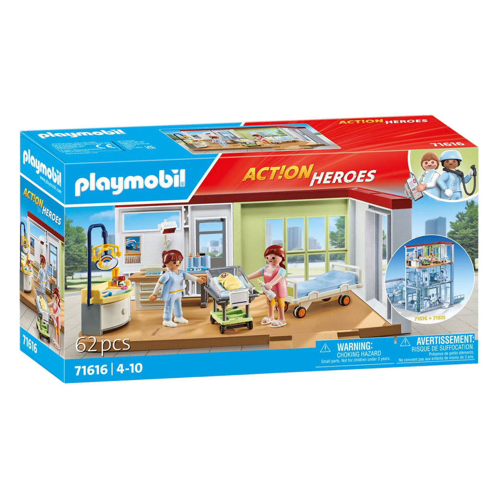 Playmobil - action heroes kraamafdeling - 71617