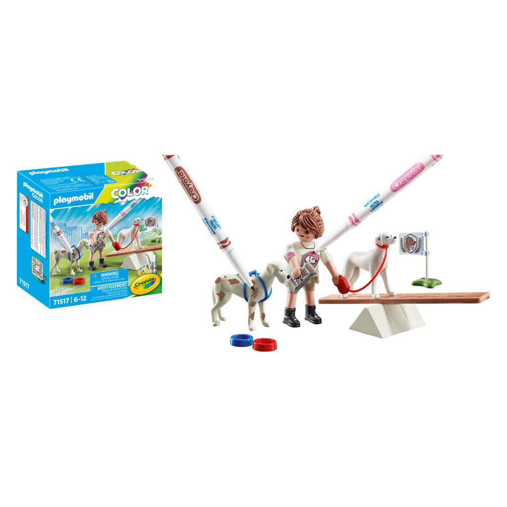 PLAYMOBIL - PLAYMOBIL color hondentraining - 71517