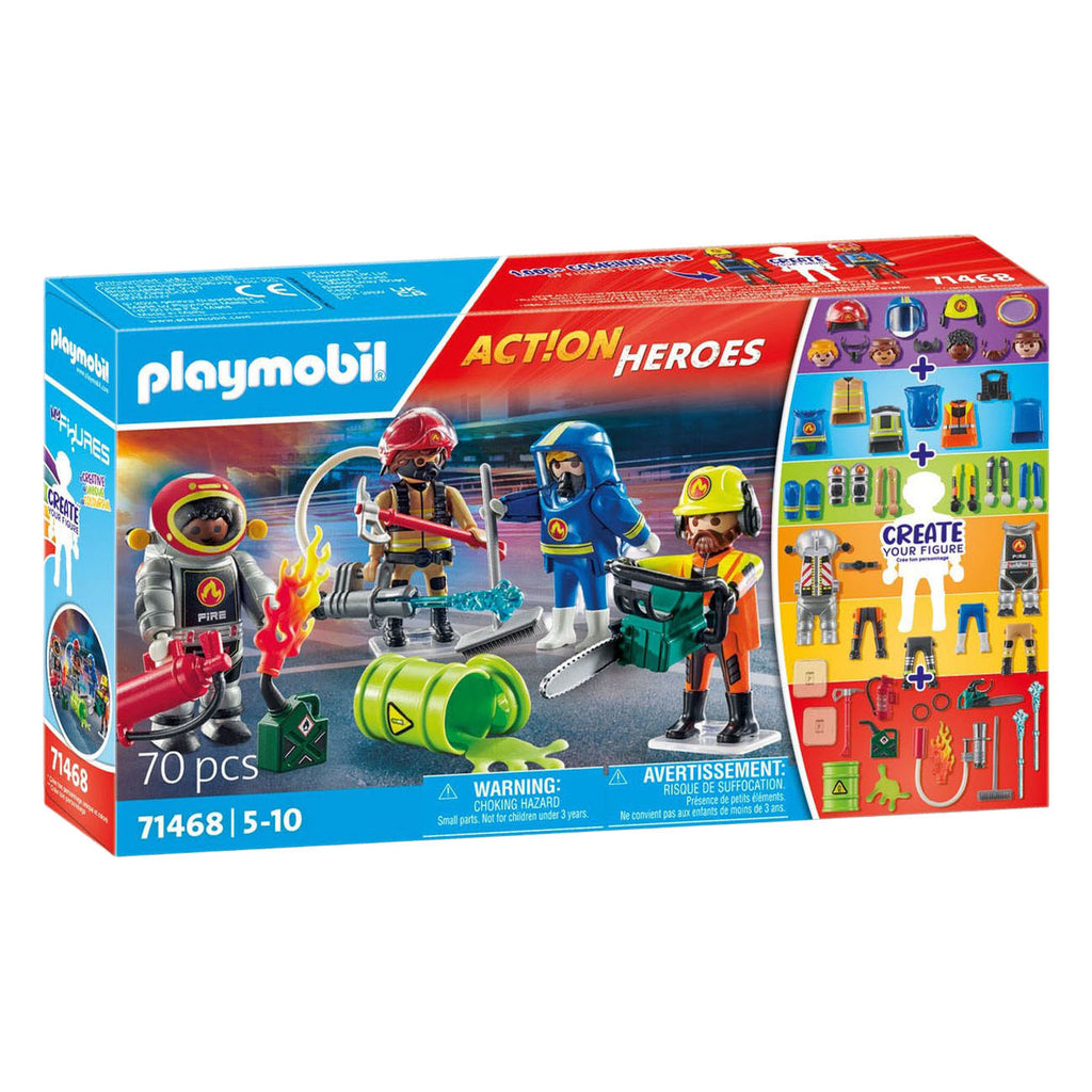 Playmobil - action heroes my figures brandweer - 71469