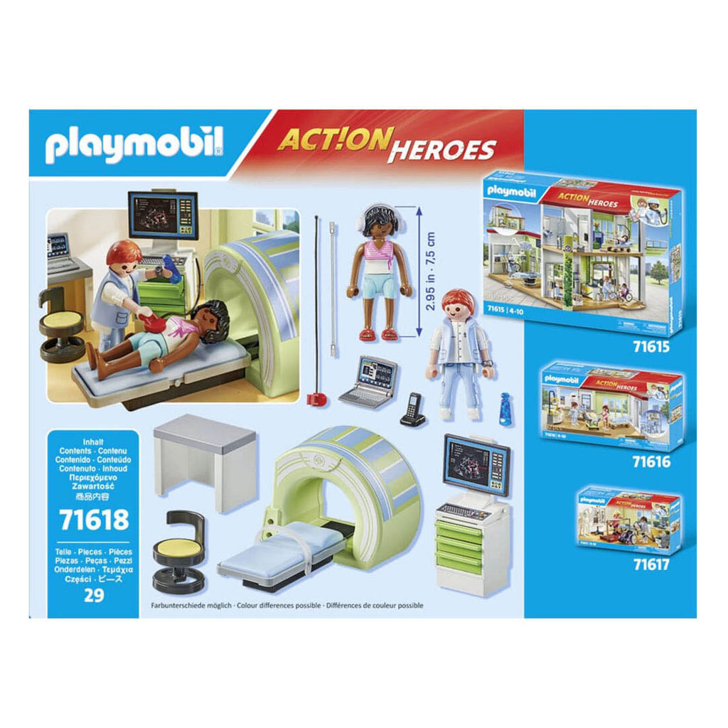 Playmobil - action heroes mri met patient - 71619