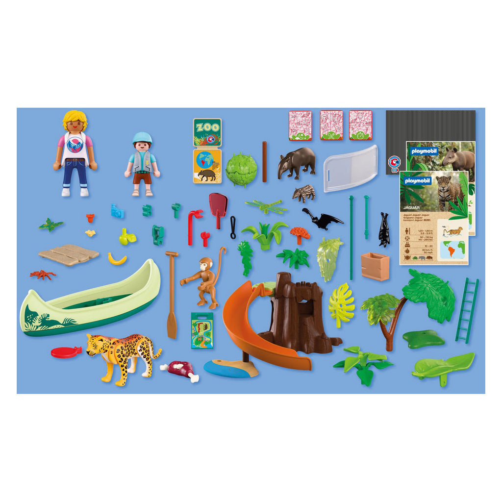 Playmobil - animals & friends dierentuin jungle avontuur - 72072