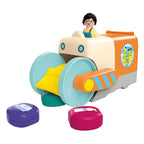 PLAYMOBIL - PLAYMOBIL junior duw- en grijpvuilniswagen - 71774