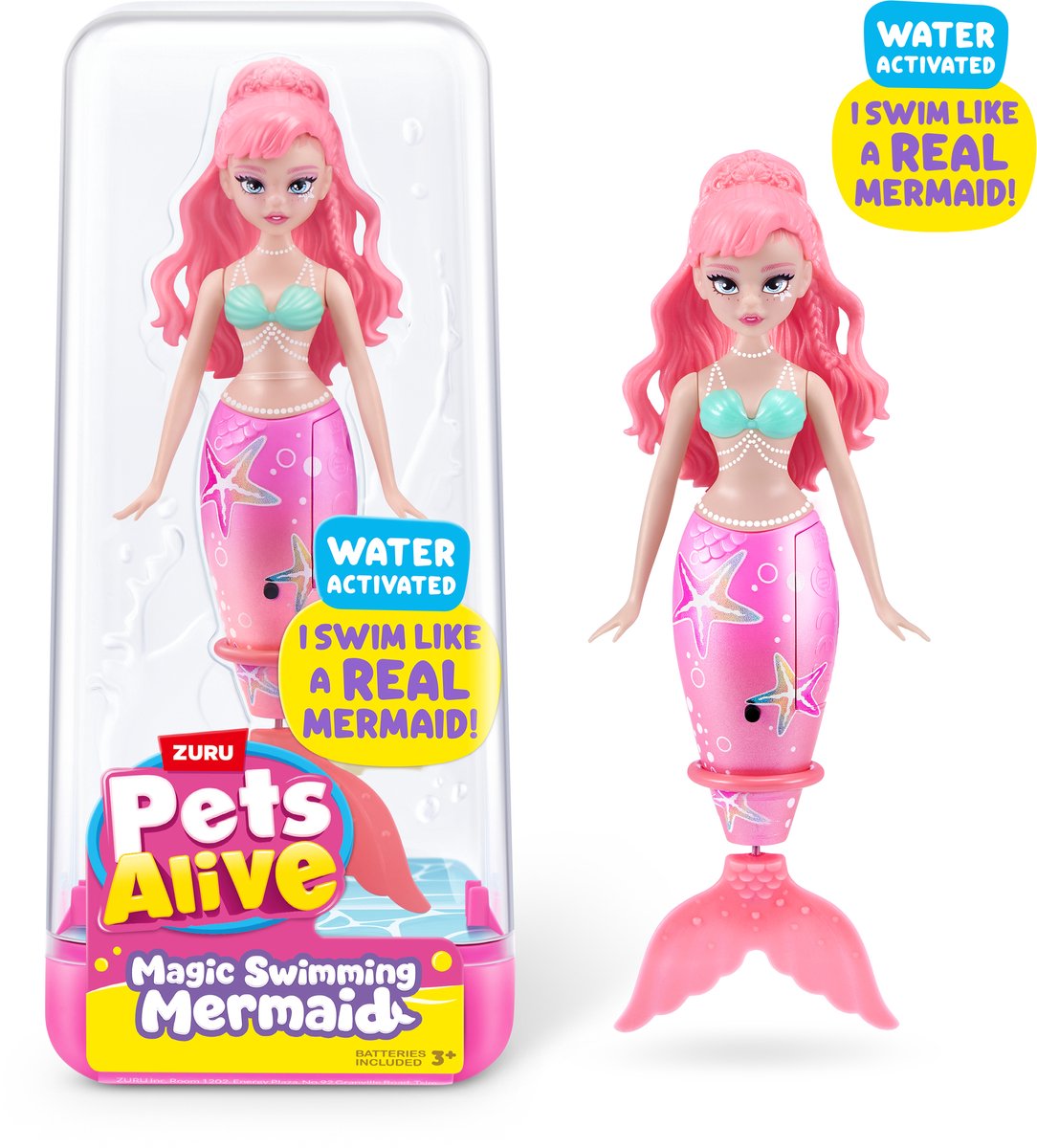 Zuru pets alive zwemmende zeemeermin