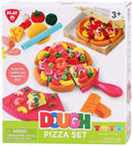 Playgo pizza kleiset speelgoed - 4 kleipotjes creatief spelen.