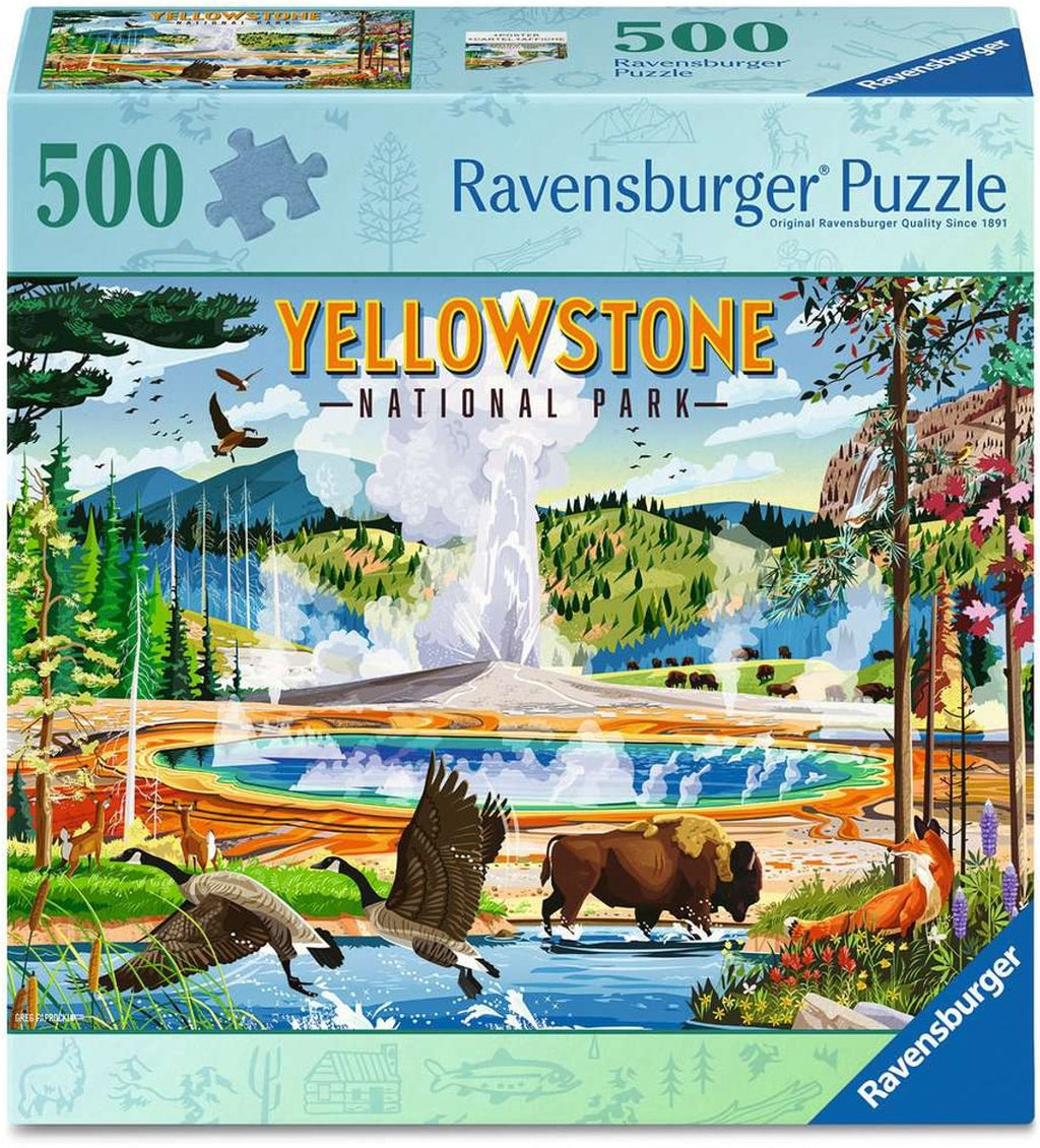 Ravensburger - – yellowstone national park – legpuzzel – 500 stukjes