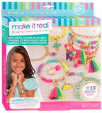 Make it real - neon armbanden met bedeltjes maken - maak 10 armbanden en een ring