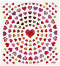 Creativ company stickers kleine harten, 1 vel