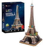 Cubic fun 3d-puzzel eiffeltoren met led