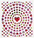 Creativ company stickers kleine harten, 1 vel