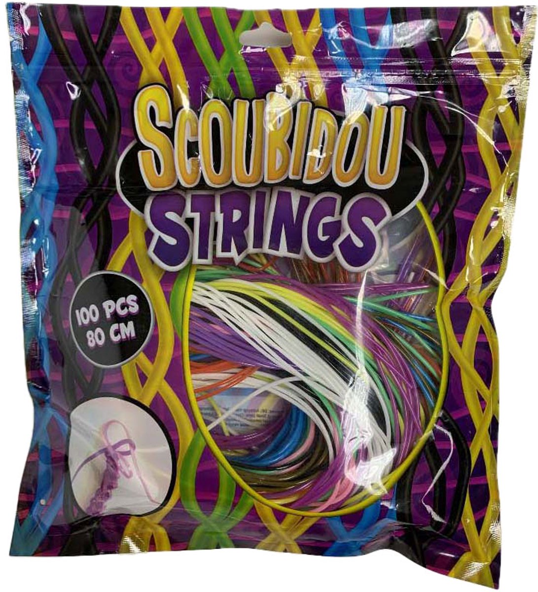 VAN MANEN - VAN MANEN Scoubidou knooptouwtjes creatief speelgoed 100 stuks kleurrijk.