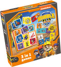 Tactic paw patrol rubble crew 3-in-1 spellenverzameling – kaartspel – lotto – domino – memo – kinderspel vanaf 4 jaar