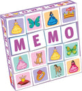 Tactic memo prinsessen en dieren - memospel - zoek de juiste paren - betoverende prinsessen en schattige dierenvrienden - gezelschapsspel voor kinderen en families - 2 tot 6 spelers - vanaf 3 jaar