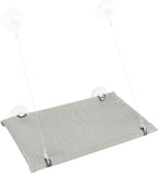 Trixie kattenmand hangmat raam velours grijs