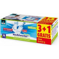 Bison vochtvreter® magneet 450g 3+1 gratis - parfumvrije navulling voor vochtvreter® apparaat, 4x 450 g, bestrijd hoge luchtvochtigheid in woonruimtes, ook geschikt voor caravans en campers