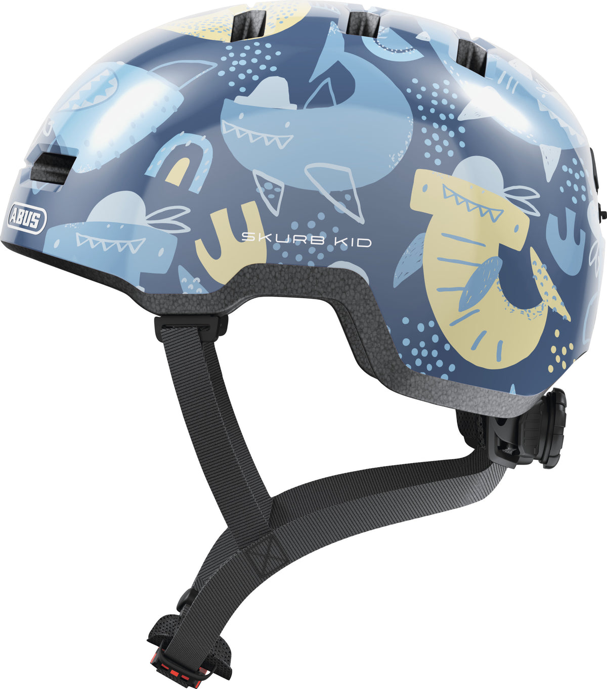 Abus - helm skurb kid blue sharks s 45-50cm