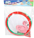 Splash flamingo duikring 80cm, set van 2