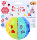 Playgo - go regenboog dwarrel bal met ratel geluid