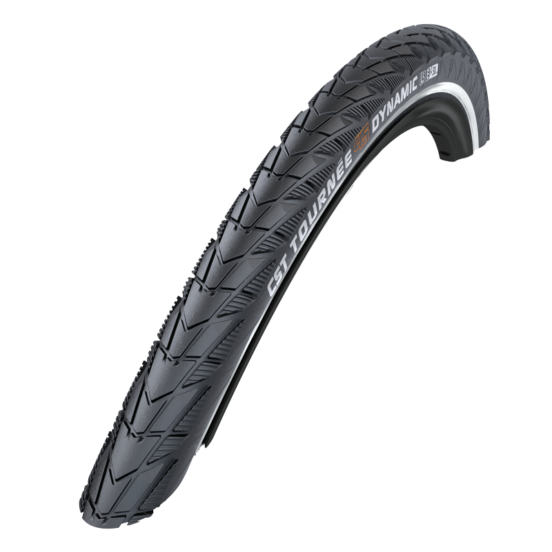 Cst buitenband tournée 45 dynamic 28 x 1.50 40-622 mm - zwart met reflectie