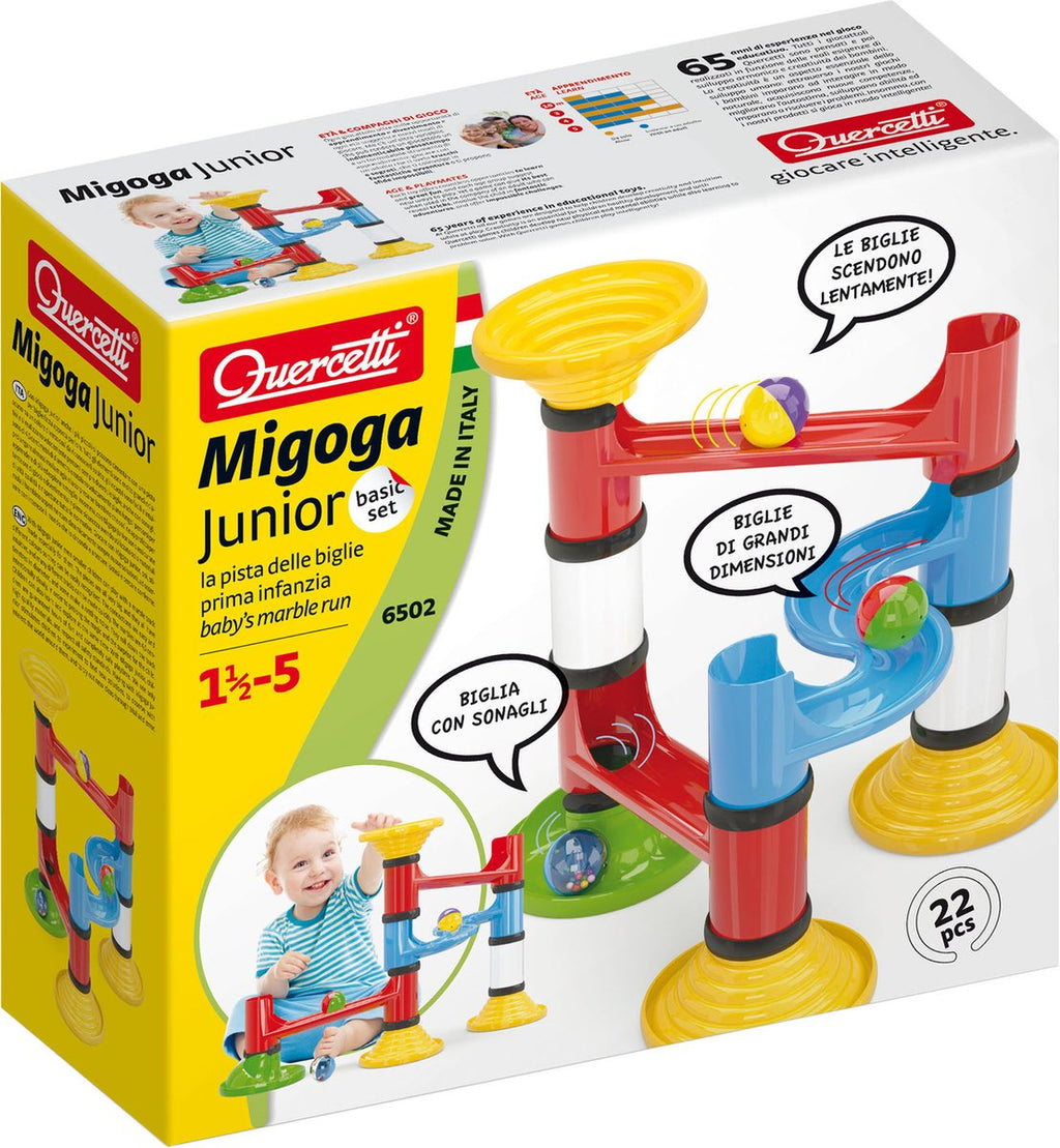 Quercetti - knikkerbaan migoga junior 22dlg.