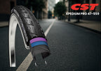 Cst buitenband xpedium pro 26 x 1.75'' 47-559 - zwart met reflectie