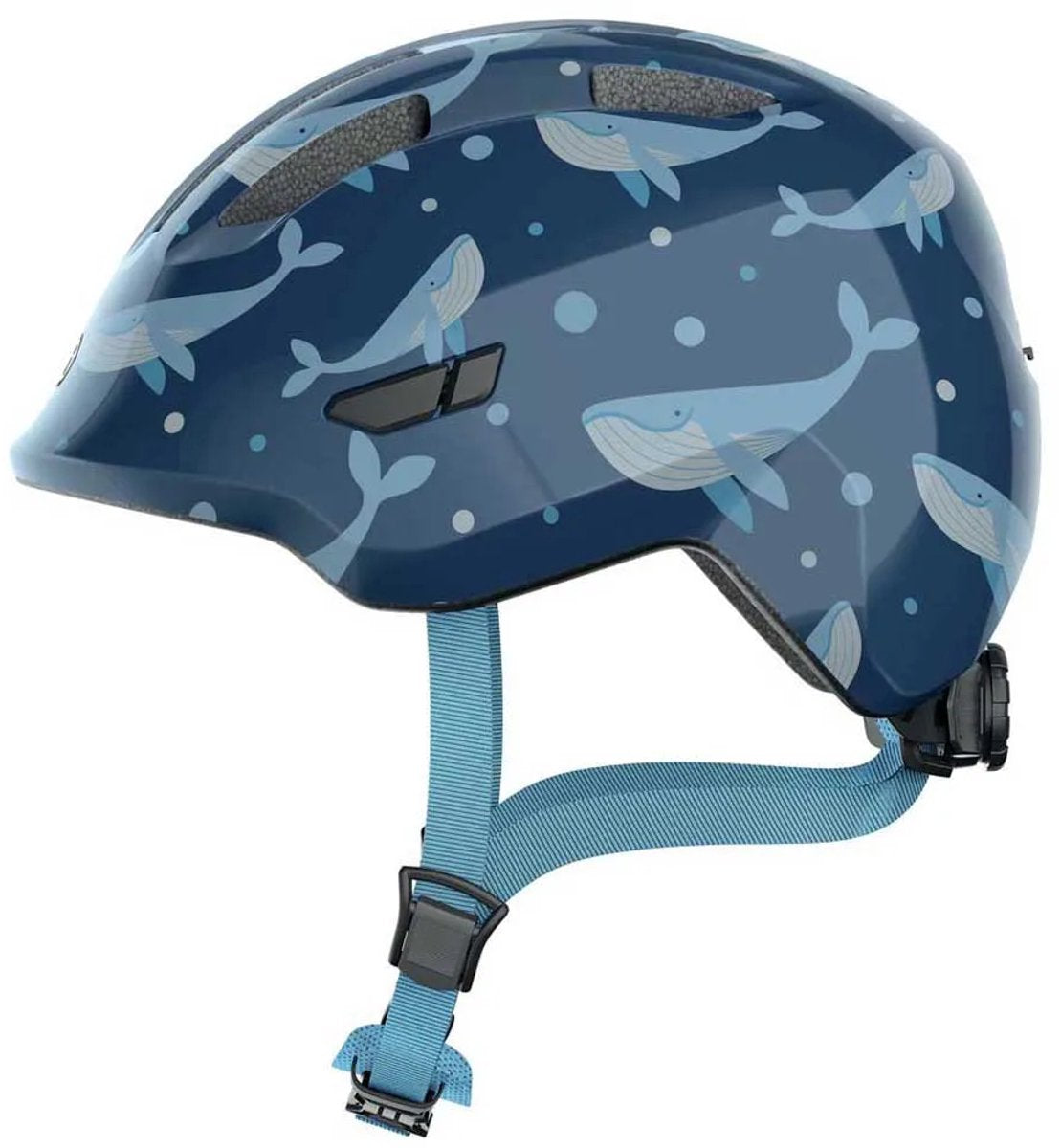 Abus helm Smiley 3.0 Blauw whale M 50-55cm