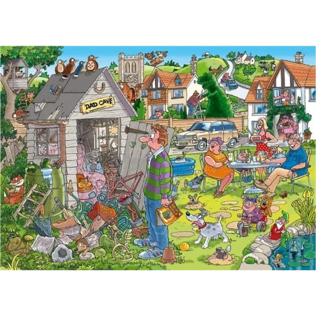 Jumbo wasgij destiny 28 legpuzzel - de mancave van pa, 1000st.