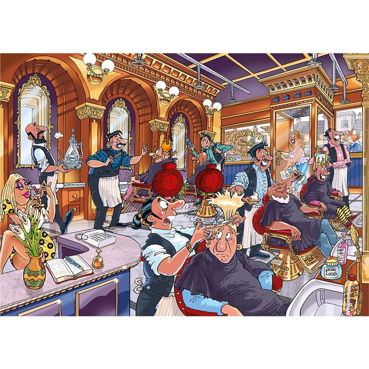 Jumbo - Wasgij mystery 27 legpuzzel - vlam in de pan! 1000st.