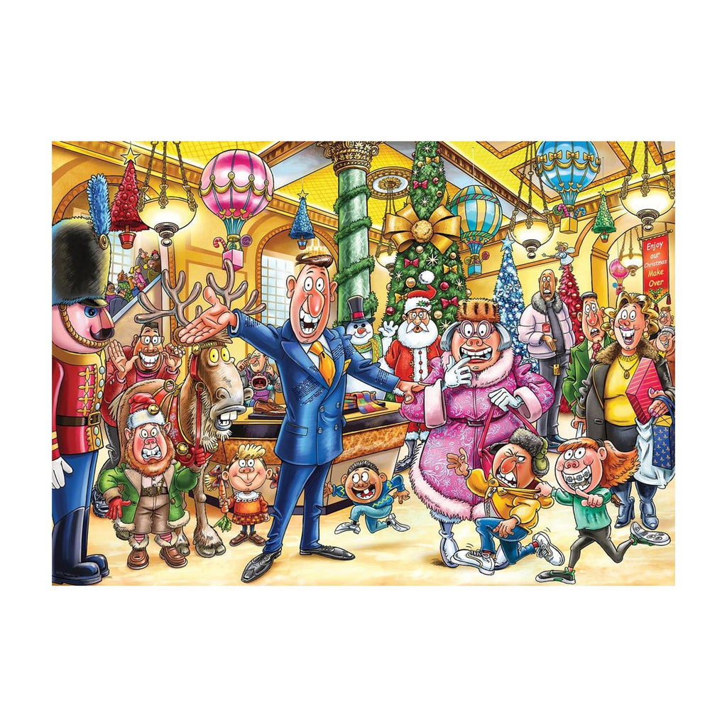 Jumbo wasgij christmas 21 legpuzzel - een feestelijke make-over! - 2x1000st.