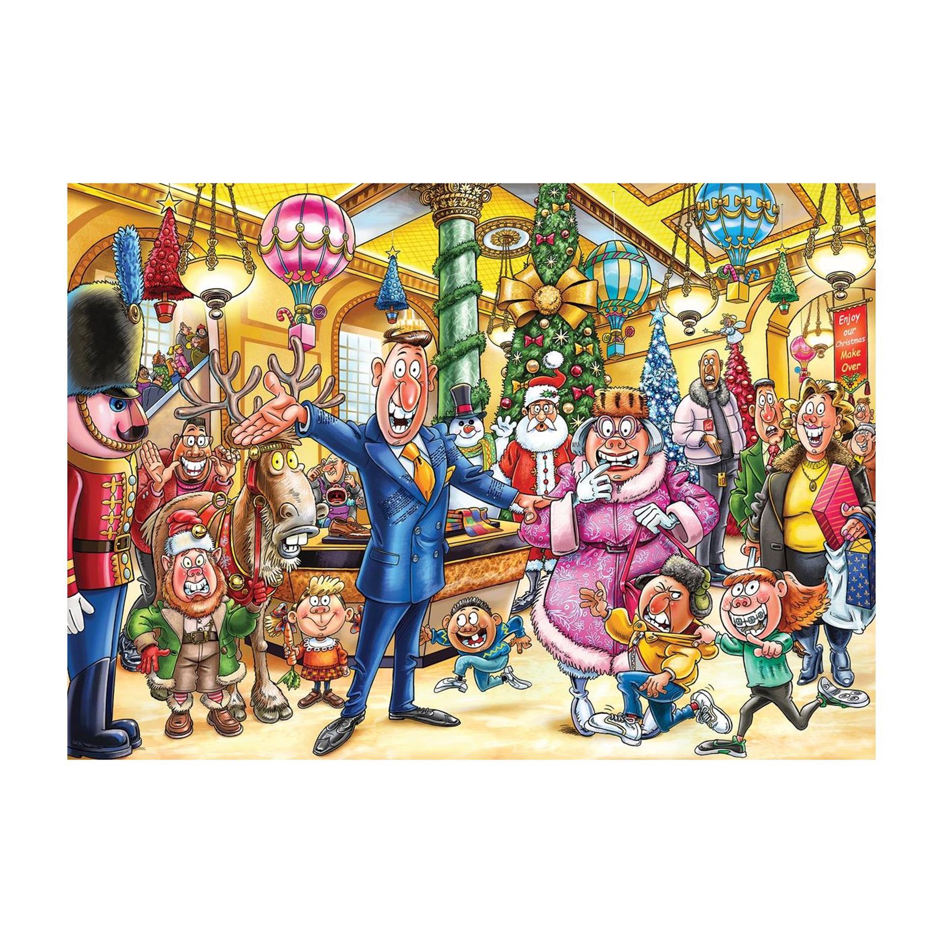 Jumbo wasgij christmas 21 legpuzzel - een feestelijke make-over! - 2x1000st.