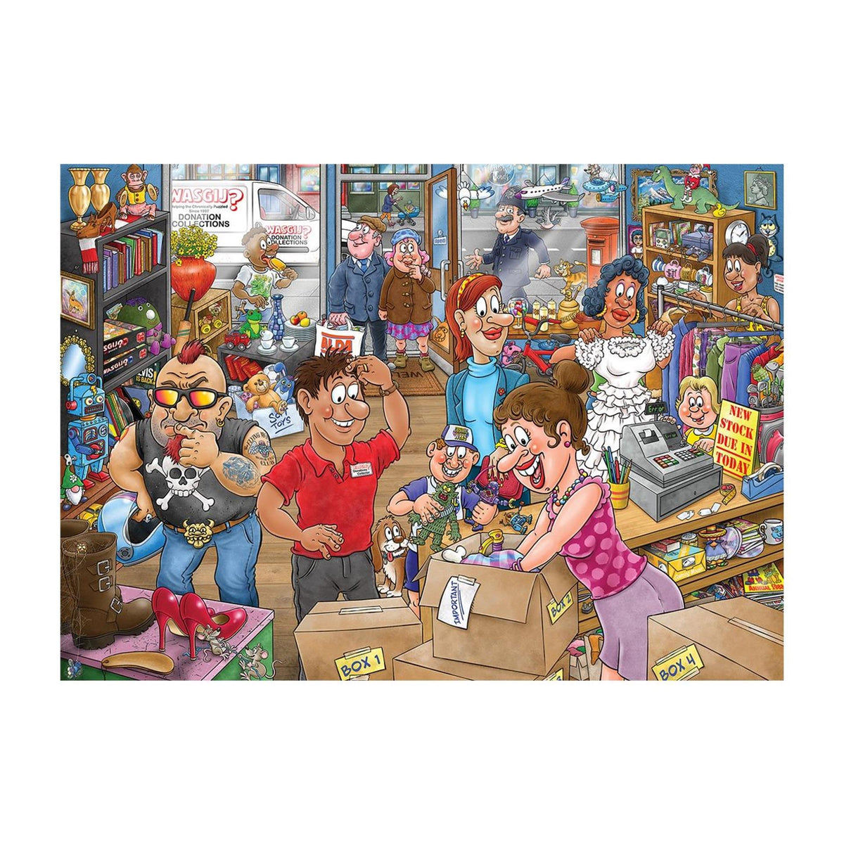 Jumbo wasgij mystery 29 - donatiedebacle! - 1000st.